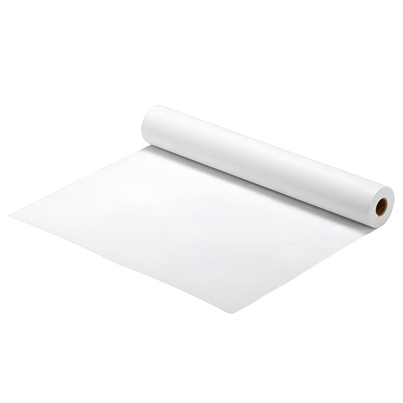 CCOCC 1Pcs Drawing Paper Roll Poster Paper Craft Paper Roll White Wrapping Paper(White)