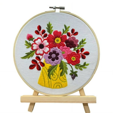 CCOCC 1Pcs Embroidery Kit,Provides Crafting Guidance Embroidery Kit,Personalized Project Designs Cross Stitch Kits for Adults,Huawu