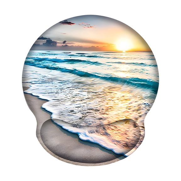 GJX Mouse Pad,Gaming Mouse Pad with Wrist Rest,Memory Foam Mousepad,Non-Slip,Ergonomic Design