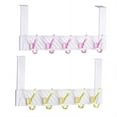 thumbnail image 1 of CCOCC 2 Pcs Over the Door Hooks Perfect for Renters Or People Who Move Frequently Command Hooks,Affordable and Effective Solution for Home Organization Plastic, 1 of 4