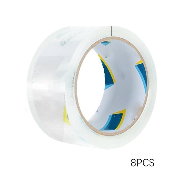 CCOCC (2 pack) Clear Packaging Tape, 1.88 in. x 55 yd packing tape for moving boxes, 8 Rolls