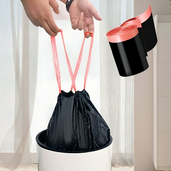CCOCC 2026 New 20 Gallon Large Drawstring Trash Bags 100 Counts Heavy Duty Tall Kitchen Garbage Liners,Large Trash Bags Size Chart for Home,Office