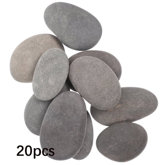 CCOCC 20 Pcs Creative Painting Stones Diy Painting Stone Flat Rocks for Painting Decorative Rocks Painting Pebble Child