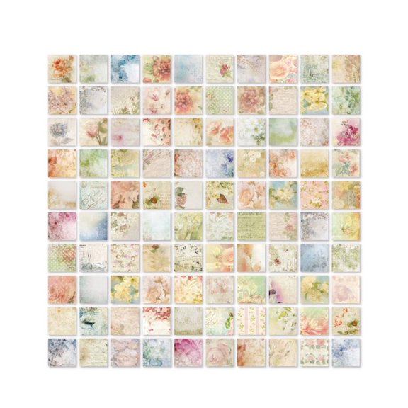 CCOCC 200 Pcs Cute Stickers,Garden Series Paper Laptop Stickers,Decorative Sheets Diy Creations Meme Stickers,Style2