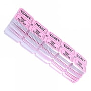 CCOCC 200pcs Raffle Tickets Double Roll Tickets Amusement Park Tickets Universal Tickets Fundraiser Tickets Roll for Events Carnivals Class Reward