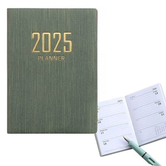 CCOCC 2025-2026 Planner-Weekly&Monthly Planner Runs Jul 2025 to Jun 2026,Flexible Cover with Twin-Wire Binding,A7 Mini Notebook Organizers Plan Daily Plan Notebook Travel Diary