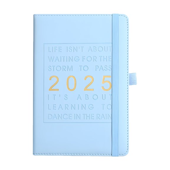 CCOCC 2025 Appointment Book/Planner - 365-Day Daily Planner Appointment Book,JAN 2025 - DEC 2025,8.4" x 5.7",Daily/Hourly Planner with 15-Minute Interval,Light Blue