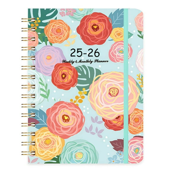 CCOCC 2025 Planner,Elastic Strap 2025 Planner Weekly and Monthly,Secure Protection and Easy Handling Day Planner 2025,Style2,A5