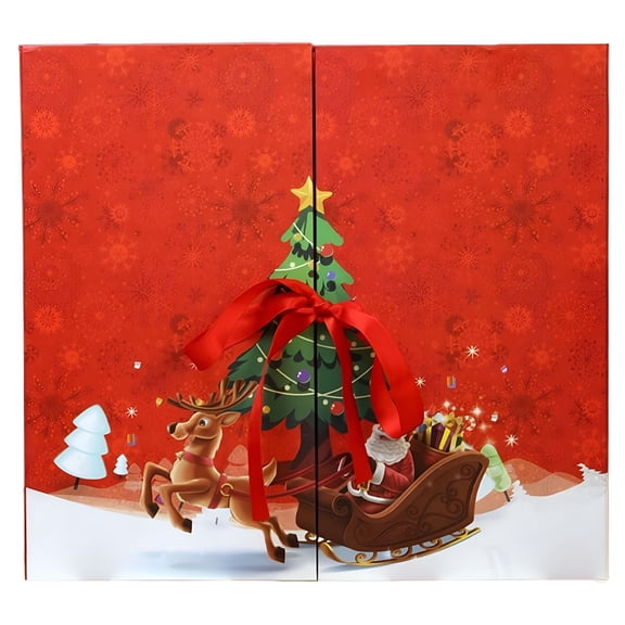 CCOCC 2025 Playful Panda Christmas Countdown Calendar-24 Day Advent Calendar with Premium Acrylic Hanging Ornament,Gift Box for Family&Friends