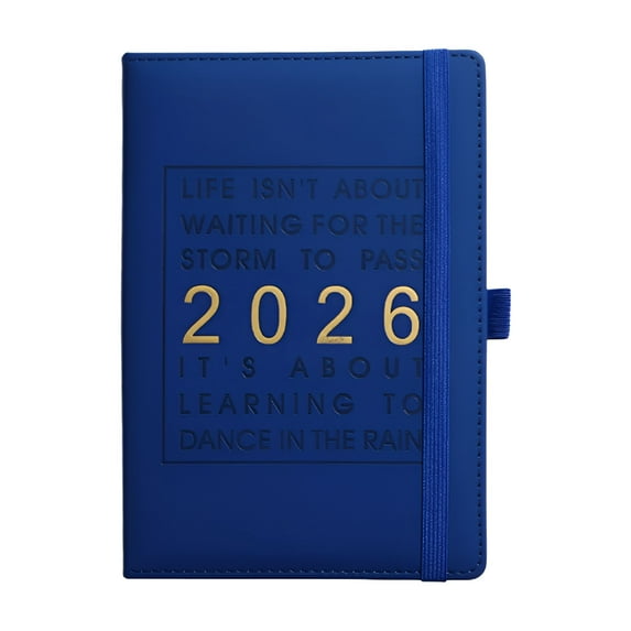 CCOCC 2026 Daily Planner, Hourly Schedule, Calendar Organizer, Leather Notebook, Time Management, Goal Setting, Efficient Planning, for Professionals