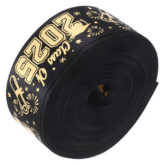 CCOCC 2026 New 1 Roll Class Ofribbon Graduation Ribbons Congrats Grad Ribbon Graduation Bouquet Ribbon for Graduation Party Decorations Flower Bouquet 10 Yard