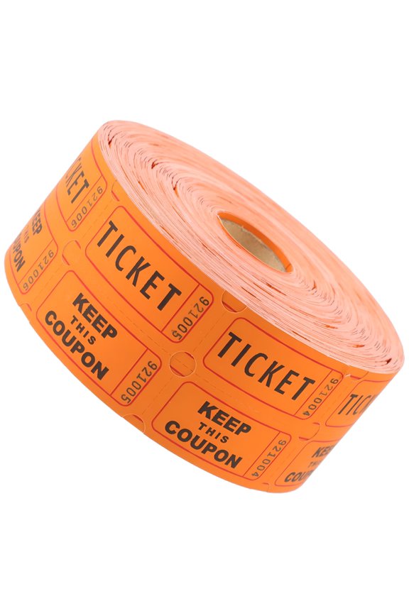 2026 New 1 Roll of Raffle Tickets Universal Tickets Roll Tickets Label Roll for Raffle, Lottery, Events, Parties, Fundraising, School, Church, Community
