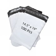 CCOCC 2026 New 100 Pcs Large Poly Mailers 14.5X19 Inch,Plastic Shipping Bags,Self-Adhesive and Waterproof Gray for Shipping, Packaging, Mailing, Moving, E-Commerce, Storage