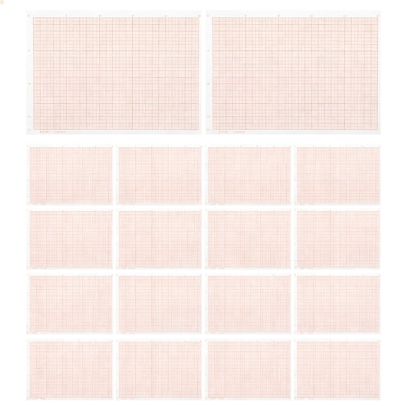 CCOCC 2026 New 100 Sheets Graph Paper Practical Coordinate for Drawing Scale Student for Math, Engineering, Architecture, Design, Diagramming, Chart Plotting, Technical Drawings