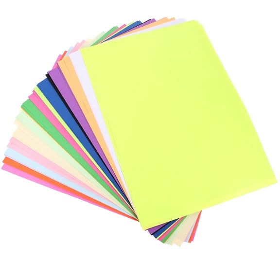 CCOCC 2026 New 100 Sheets of Multi-Function Printer Paper Blank Painting Paper Diy Blank Cardboard Paper Sheet for Printing, Drawing, Crafting, Card Making, Scrapbooking, Art Projects.