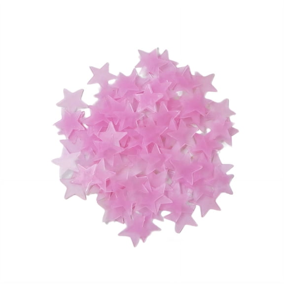 CCOCC 2026 New 100Pcs Glow in the Dark Stars for Ceiling,Fluorescent Wall Stickers Wall Stickers Decor,Eco-Friendly Plastic Materials,For Bedroom,Kids Room,Ceiling Decor,Blue