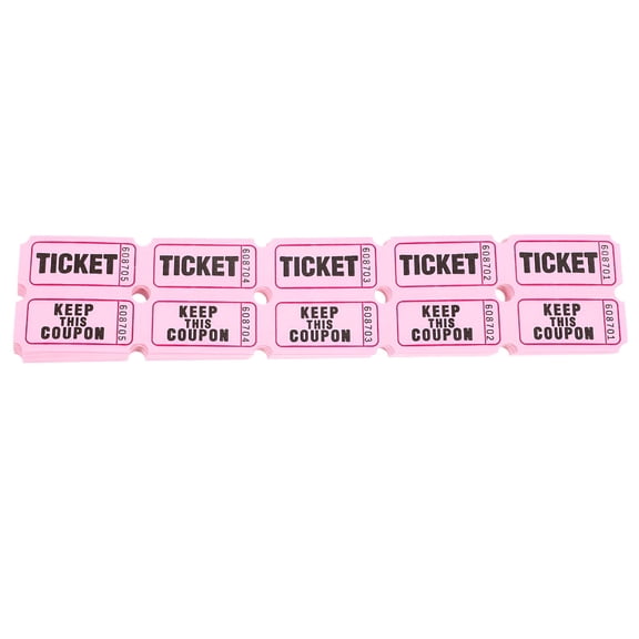 CCOCC 2026 New 100Pcs Raffle Tickets for Events,Giveaways,Fundraisers,Party Games,Charity Raffles,School Events