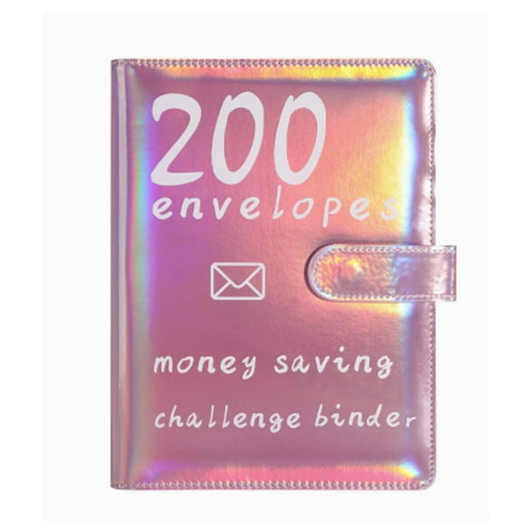 CCOCC 2026 New 101 Envelopes Money Saving Challenge Compact Portable Envelope Challenge Binder Innovative Tracking Savings Challenges Book for Cash Receipts Bills Gift Cards Savings