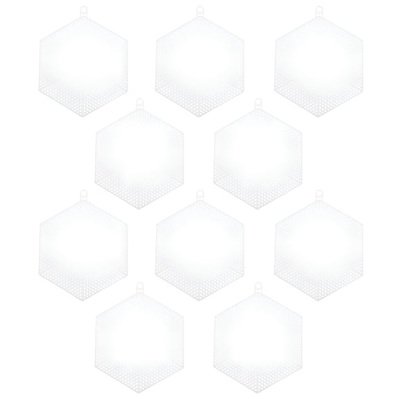CCOCC 2026 New 10Pcs Clear Hexagon Plastic Canvas Sheets for Diy Embroidery and Needlework for Crafting,Embroidery Projects,Needlepoint,Diy Decor,Creative Hobbies.