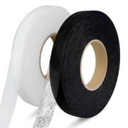 CCOCC 2026 New 140 Yards Iron on Hemming Tape,2 Rolls 0.59 Inch Hem Tape No Sew,Iron on Tape for Hemming,Stitch Witchery Tape Sewing Tape,Fusible Tape Adhesive Wonder Web for Curtain,Pants,Clothes