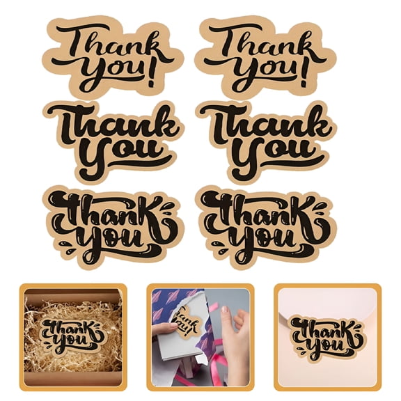 CCOCC 2026 New 150Pcs Paper Thank You Cards for Small Business Appreciation Cards for Supporting My Small Business for Weddings Business Baby Showers