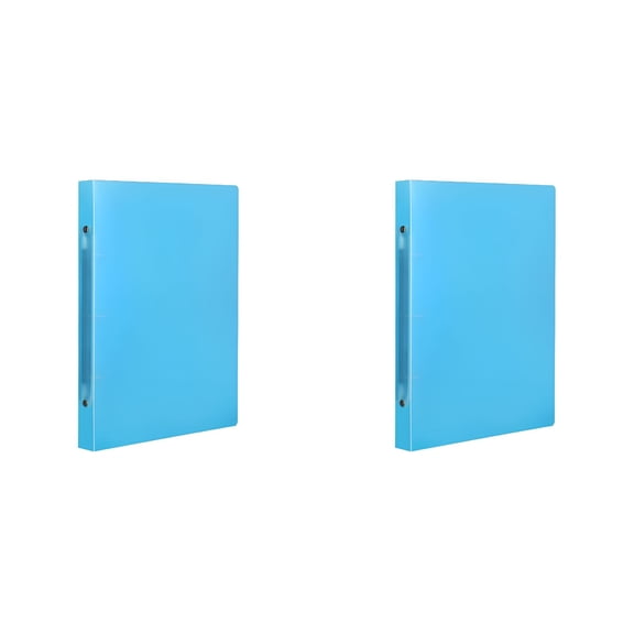 CCOCC 2026 New 2 Pack 1 Inch Binders 3 Ring 3 Ring Binder Flexible 1 Inch Binder for Office Supplies 3 Ring Binder 1 Inch One Inch Binder Round Rings Classroom Must Haves 12.2"