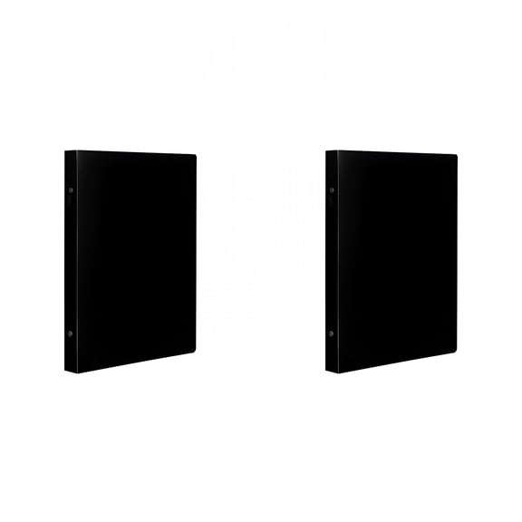 CCOCC 2026 New 2 Pack 1 Inch Binders 3 Ring Persistent 3 Ring Binder Flexible 1 Inch Binder for Office Supplies 3 Ring Binder 1 Inch One Inch Binder Round Rings Classroom Must Haves
