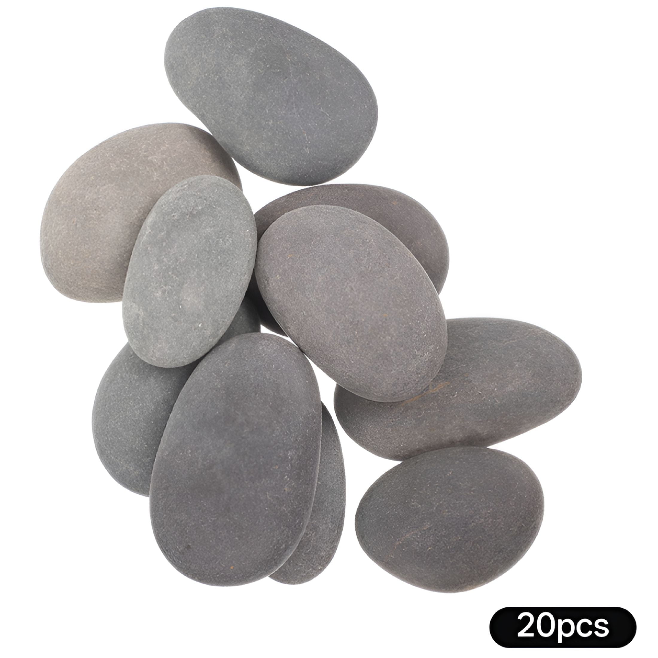 CCOCC 2026 New 2 Pcs Creative Painting Stones Diy Painting Stone Flat Rocks for Painting for Crafts, Art, School Projects, Home Decor, Kids Decorative Rocks Painting Pebble Child