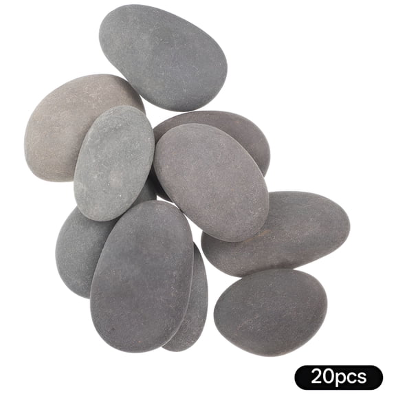 CCOCC 2026 New 2 Pcs Creative Painting Stones Diy Painting Stone Flat Rocks for Painting for Crafts, Art, School Projects, Home Decor, Kids Decorative Rocks Painting Pebble Child