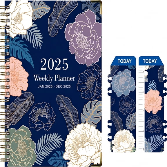CCOCC 2026 New 2026 Planner,English Notebook A5 Coil Diary 365 Day Work Schedule Plan,Daily Weekly and Monthly Planner,Perfect Daily Organizer for Home, Office, School, Work, Study