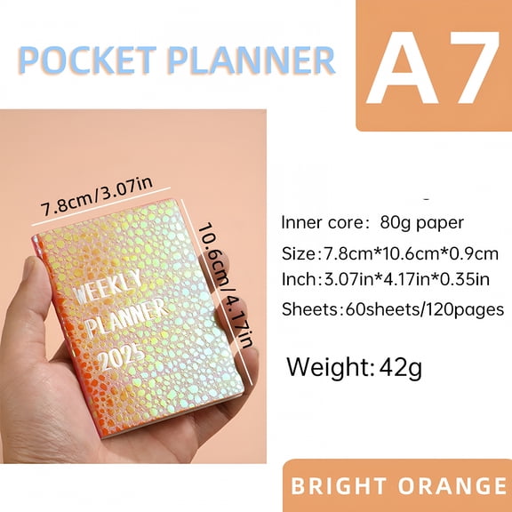 CCOCC 2026 New 2026 Weekly Planner Mini Pocket Calendar Monthly Planner for Purse Daily Schedule Notebook with Date for Office Home Writing Supplies for Students, Professionals, Travel, Personal Use