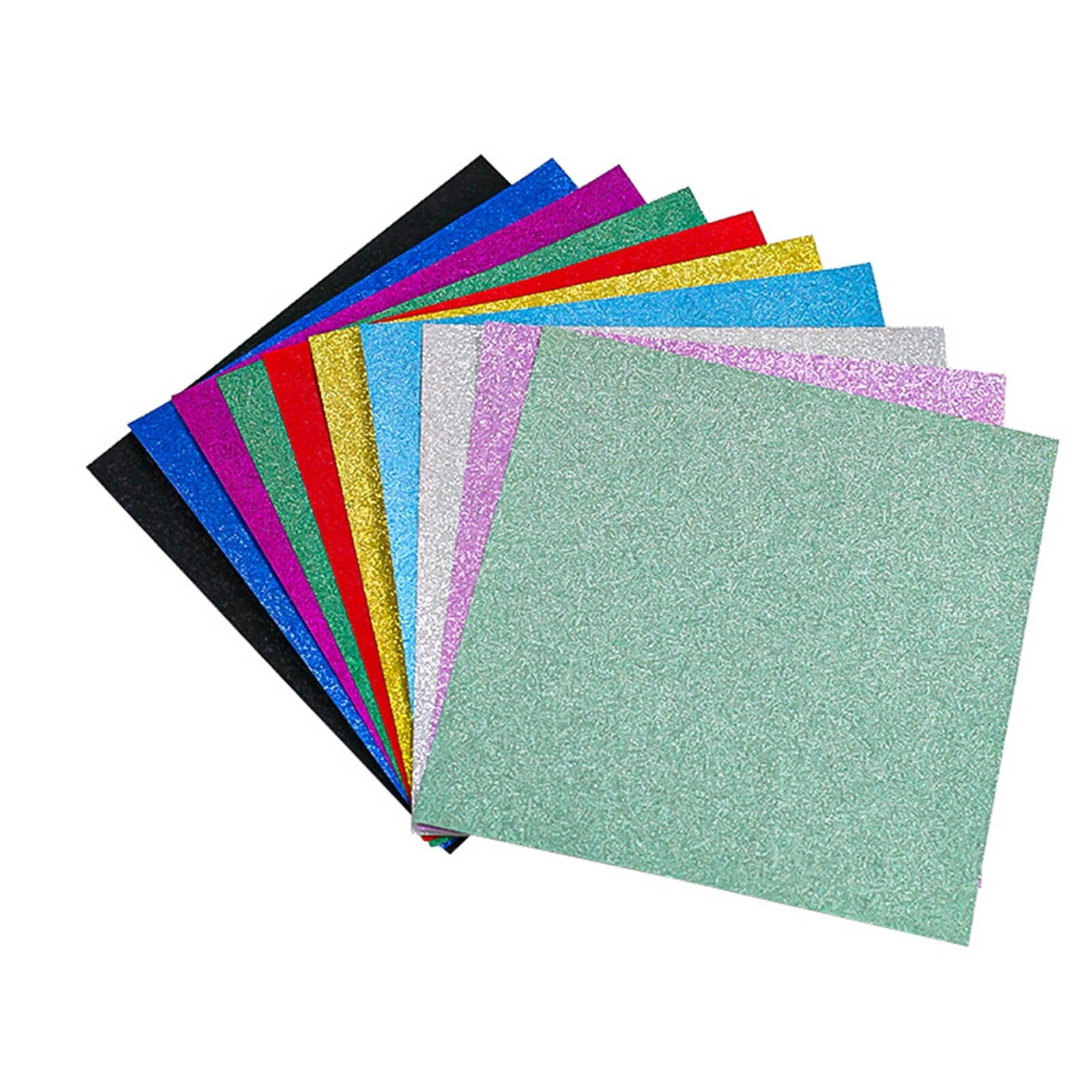 CCOCC 2026 New 20Pcs Packing Paper Glitter Effect Transfer Paper Rich Color Choices Carbon Paper for Crafting Gift Wrapping Diy Projects Scrapbooking Stationery Art Projects