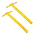 thumbnail image 1 of CCOCC 2026 New 2Pcs T Square Ruler Plastic Drafting T Square Versatile Measurement Square Ruler for Handcrafts,For Drawing,Drafting,Diy Projects,Architectural Designs,Art,Sewing,Carpentry, 1 of 7