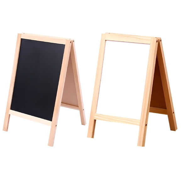 CCOCC 2026 New 2X Double-Sided Tabletop Chalkboard Easel - Erasable Menu Sign for Cafe, Restaurant, Home, Events