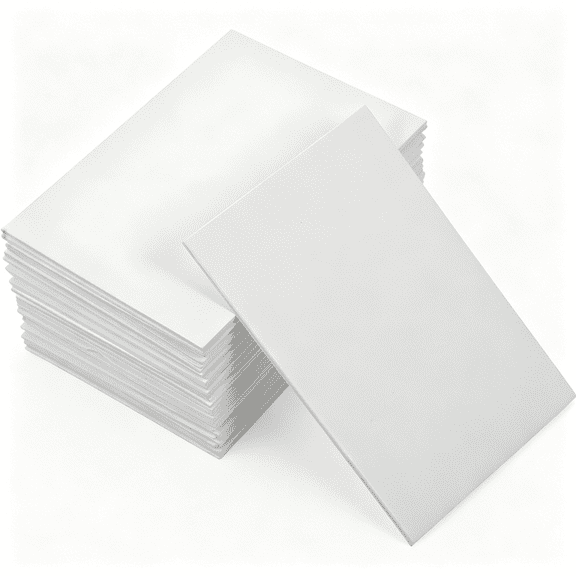 CCOCC 2026 New 30Pcs Hard Card Stock Blank Card Stock White Cardstock Cover Protective Cardstock, for Crafting, Card Making, Diy Projects, Invitations, Scrapbooking, Office Use