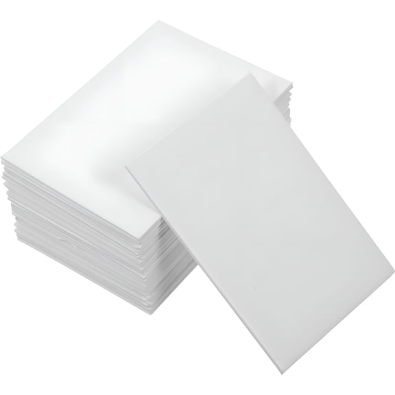 CCOCC 2026 New 30Pcs Hard Card Stock Blank White Cardstock Cover Protective Cardstock for Scrapbooking, Invitations, Crafts, Diy Projects