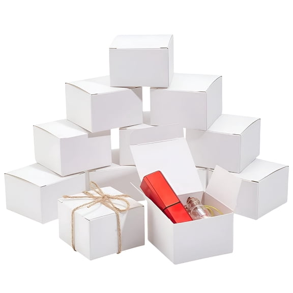 CCOCC 2026 New 30Pcs White Gift Box Small Gift Boxes Mini Cardboard Box with Lid Paper Favor Box Treat Box Gift Wrap Boxes for Party Favors,Wedding Gifts,Holiday Treats,Craft Packaging