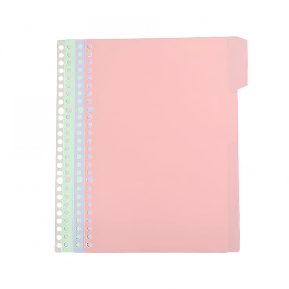 CCOCC 2026 New 4 Tab Binder Dividers with Tabs Write & Erase Index Divider Tabs Durable Plastic Dividers with Write on Tabs for School Office Home for Binder, Organizer, Notebook, Classroom, Desk