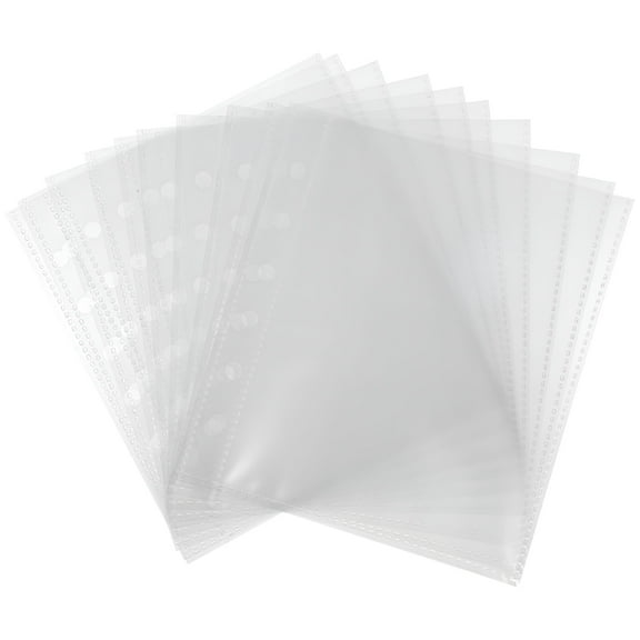 CCOCC 2026 New 50 Clear 12X12 Scrapbook Refill Pages for A7 Binders for Scrapbook,Photo Storage,Diy,Craft,Album,Card Collection