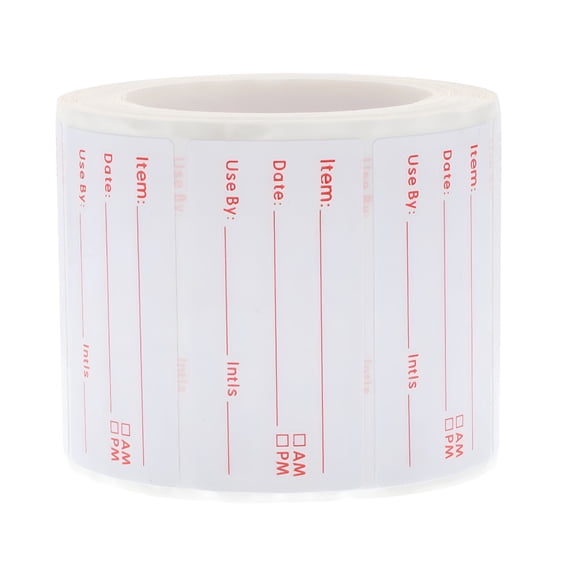 CCOCC 2026 New 500Pcs English Record Date Stickers Kitchen Food Date Label Stickers for Kitchen Food Pantry Jar
