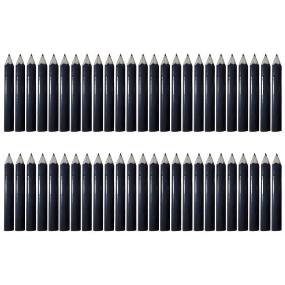 CCOCC 2026 New 50Pcs 2.4'' Short Half Pencils Wood Golf Pencil Hexagonal Rod Comfortable Grip, for Golf Courses, Sports Events, Classrooms, Offices, Quick Notes, Sketching