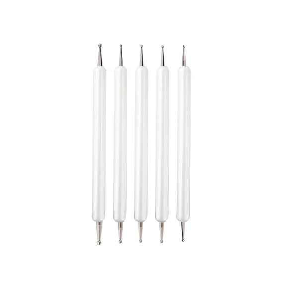 CCOCC 2026 New 5Pcs Double Ended Dotting Tools Set Pattern Tracing Ball Stylus Pen for Mandala Rock Painting Embossing Pattern Pottery Clay Craft Nail Art