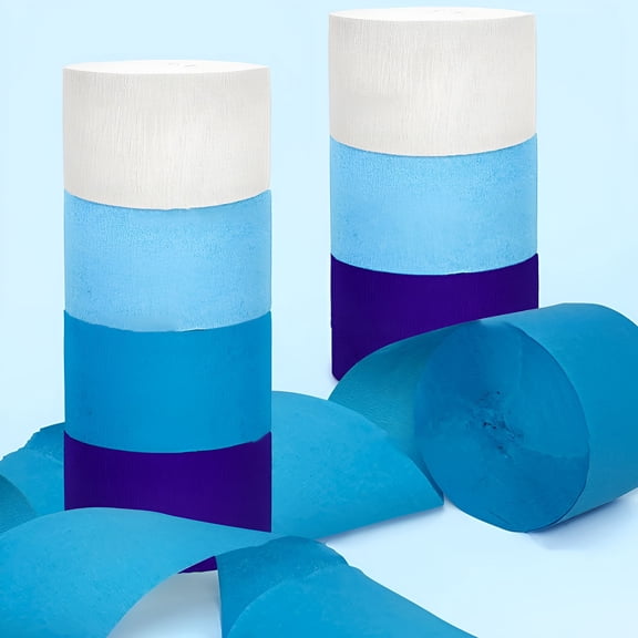 CCOCC 2026 New 656Ft Crepe Paper Roll Ribbon Streamer Tassel Birthday Wedding Party Dcor,For Party Decorations,Birthdays,Weddings,Events,Festive Garlands,Diy Crafts.