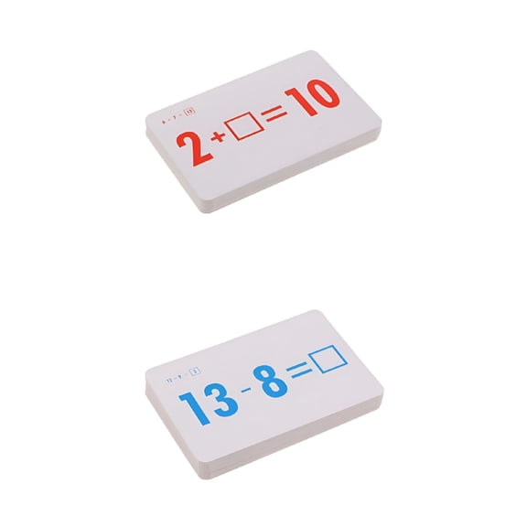 CCOCC 2026 New 72 Cards Math Flash Cards for Addition and Subtraction for School,Home,Classroom,Study