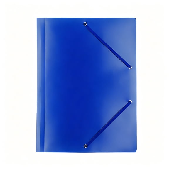 CCOCC 2026 New A4 Folder with Elastic Bands and Flaps - Storage Folders for Documents, Office and School, Made with 100% Recyclable Polypropylene, 1 Pcs, 9.45X12.6"