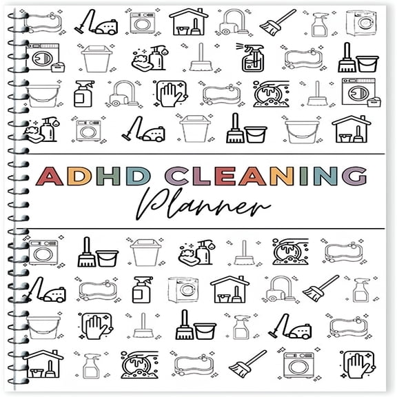 CCOCC 2026 New Adhd Cleaning Planner for Adults  Home Cleaning Schedule Book with Daily/Weekly/Monthly Checklistschore & Task Routine Trackerdeclutter & Home Organization Notebook(1Pc)