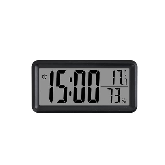 CCOCC 2026 New Alarm Clock High Definition Digital Clock with Sharp Lcd Display Adjustable Bedside Clock with 12/24 Hour Modes Silent Alarm Clock for Study Work Home Offices Bedrooms