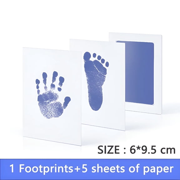 CCOCC 2026 New Baby Footprints Safe Non-Toxic Handprint Footprint Imprint Ink Pads Kits for Babies Paw Print Newborn Infant Souvenirs and Gifts