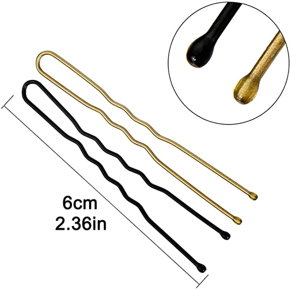 CCOCC 2026 New Bobby Pins, 50 Count Brown Hair Pins Hairpins with Box for Women Lady Girls Kids Hair Pin Invisible Wave Hairgrip Barrette Hairclip Bulk Hair Accessories