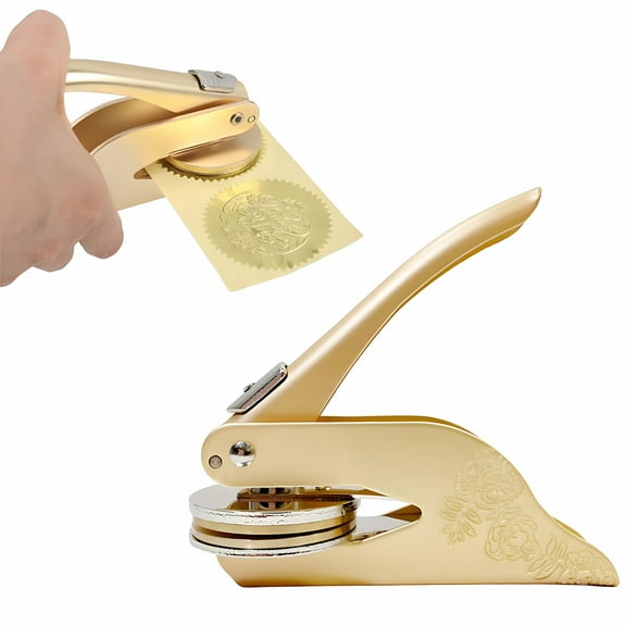 CCOCC 2026 New Book Embosser Personalized Custom Embosser Stamp with Your Name Or Design From the Library of Book Belongs to Personalized Gift